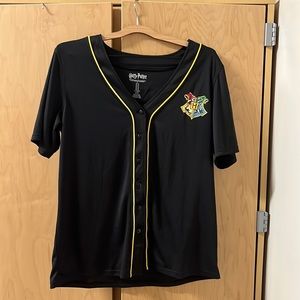 Medium Harry Potter Jersey Button-Up T-Shirt
